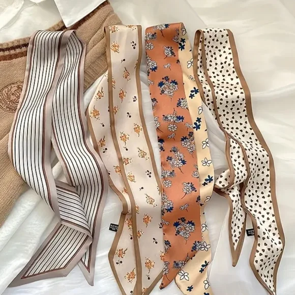 4pcs. Satin Printed Twillys - Picture 1 of 6